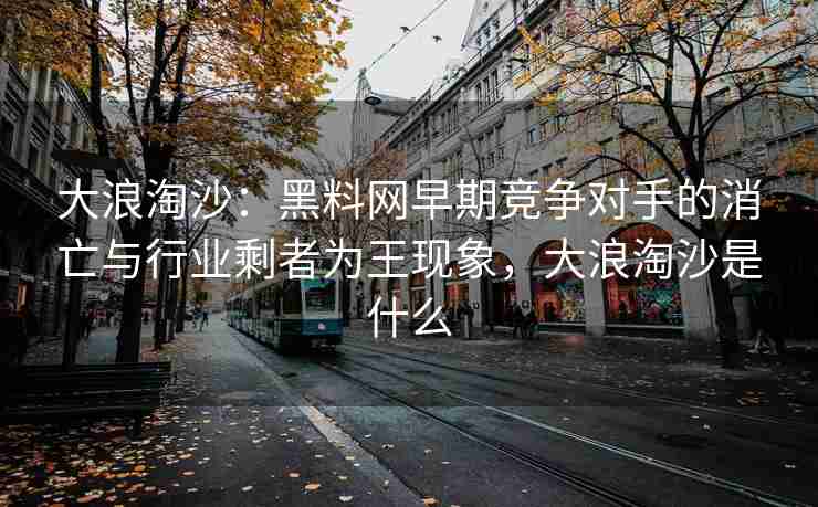 大浪淘沙：黑料网早期竞争对手的消亡与行业剩者为王现象，大浪淘沙是什么